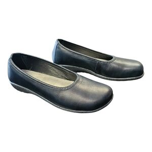 Naot Taupo Navy leather Ballet Instep Comfort Shoe Size 8 (39)